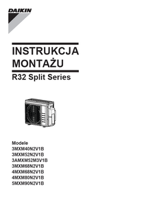 3MXM-N, 3AMXM-M, 4MXM-N, 5MXM-N_3PPL417620-2M_Installation manual_Polish download